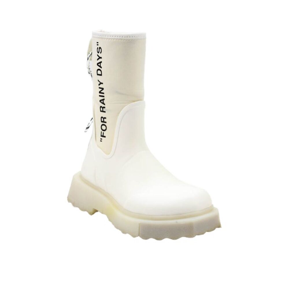 Off White Womens For Rainy Days Rain Boots Shoes White Size 7